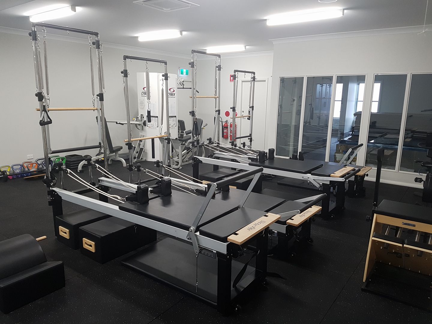 Clinical Pilates reformer studio at Basham Chiropractic in Nowra